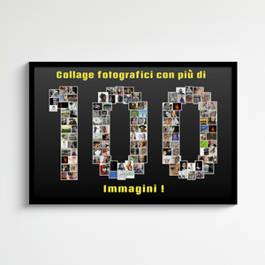 Crea la tua foto-collage "100" per celebrare il tuo traguardo con stile!