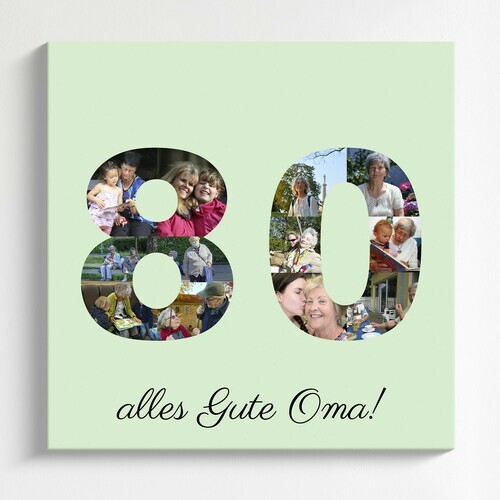 Zahlencollage zum Geburtstag -JPG-Datei zum Sofort-Download