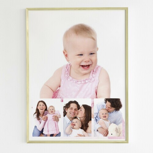 Bellissimo collage di foto con foto di bambini come ricordo