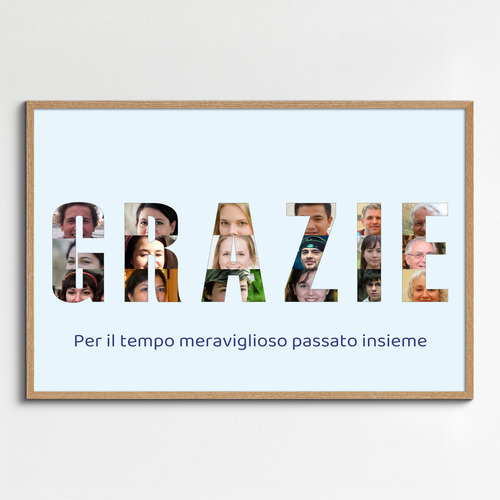 Regalo di addio per collega con spazio per firme