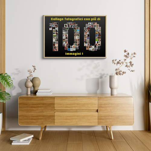 Crea la tua foto-collage "100" per celebrare il tuo traguardo con stile!