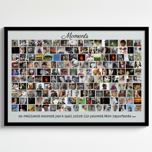 Collage Photo Personnalisée: Capturez les Moments Précieux avec des Photos en Rangées