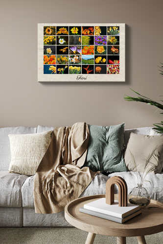 Crea una Collage di Fiori: Personalizza il tuo Poster Regalo